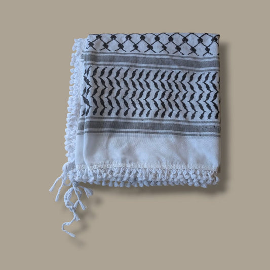 Authentic Palestinian OG Keffiyeh with tassels