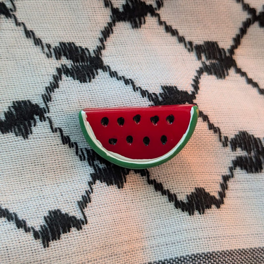 Symbolic Watermelon Pin