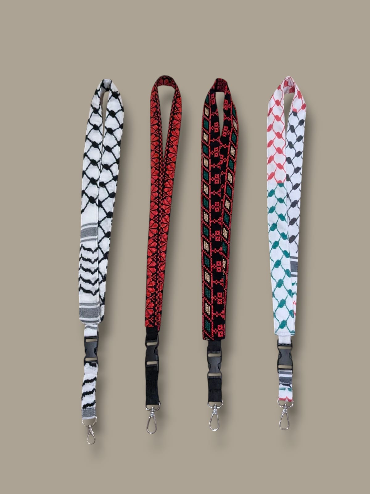 Heritage Collection: Palestinian-Inspired Lanyards and Key Holders