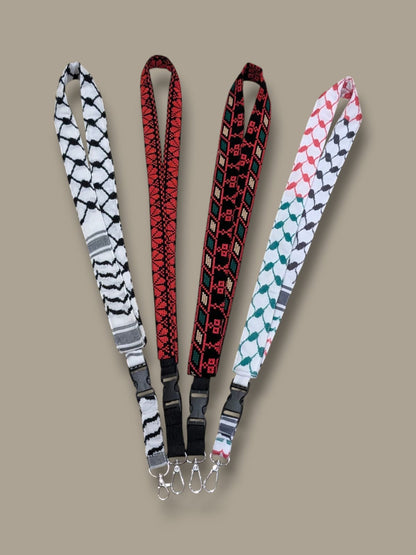 Heritage Collection: Palestinian-Inspired Lanyards and Key Holders